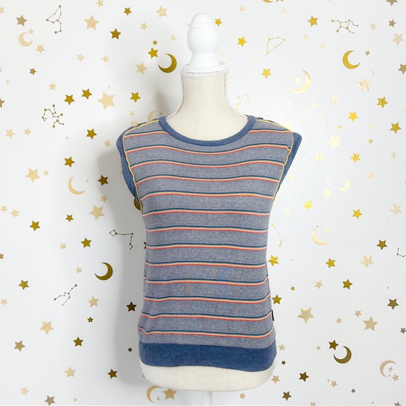 Marc Jacobs Retro Striped Vintage Inspired Sweater Vest Size Extra Small - Picture 1 of 7
